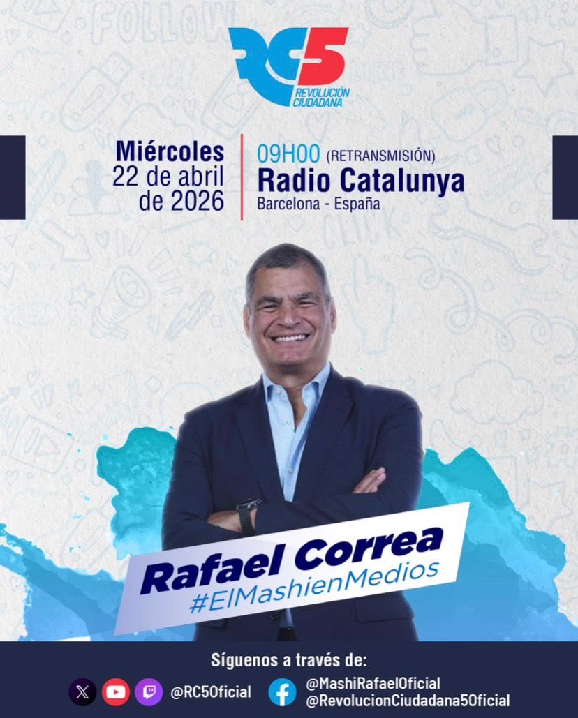 Rafael Correa (@mashirafael) on Twitter photo 