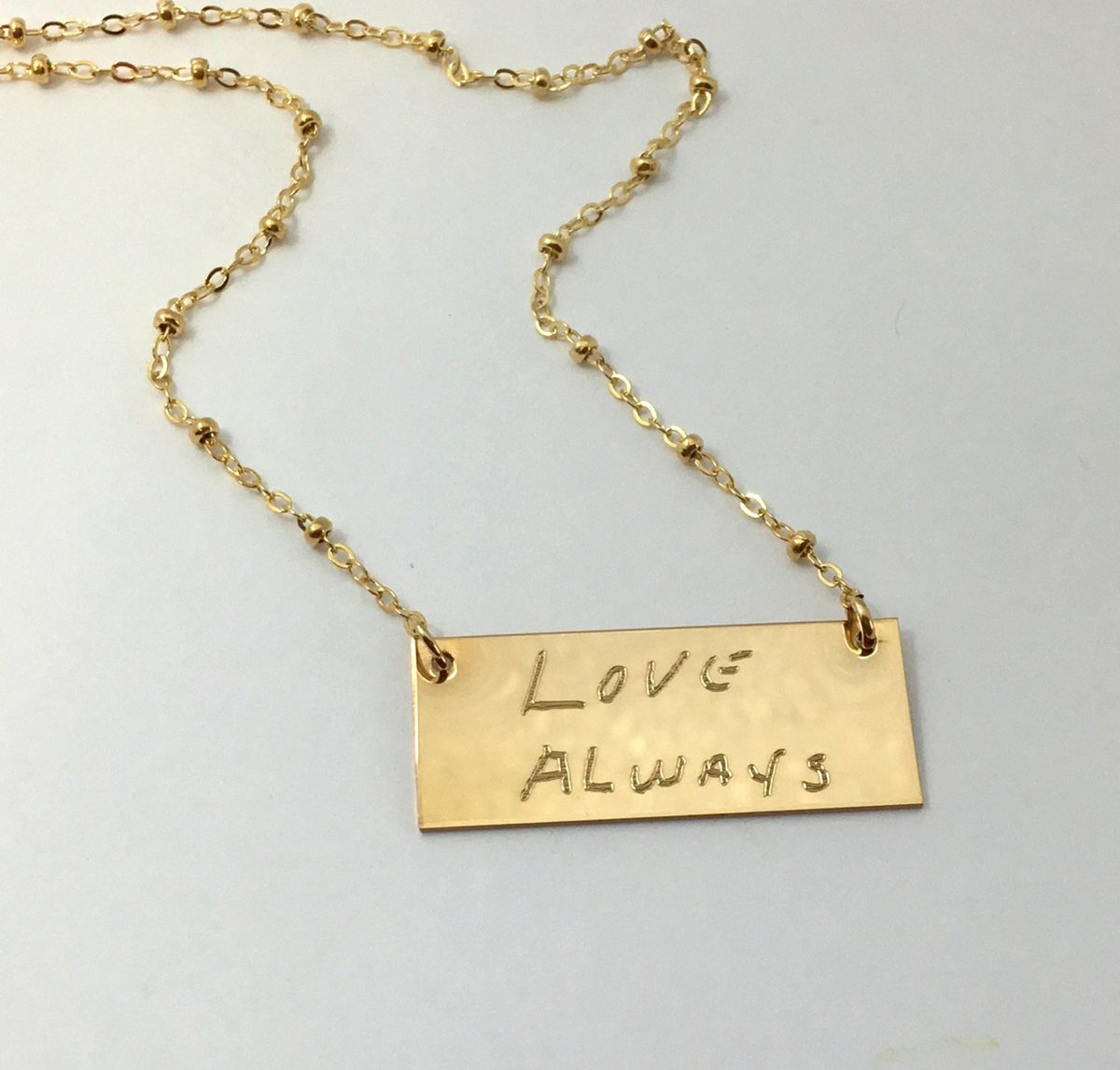 NecklaceAmazing's tweet image. Want a gift as unique as their smile? We engrave actual handwriting or kids' art onto a gorgeous necklace! It's a truly special #PersonalisedKeepsake. Absolutely brilliant #ActualHandwritingJewelry for #MeaningfulGiftsForHer. amazingnecklace.com/Custom-Handwri…