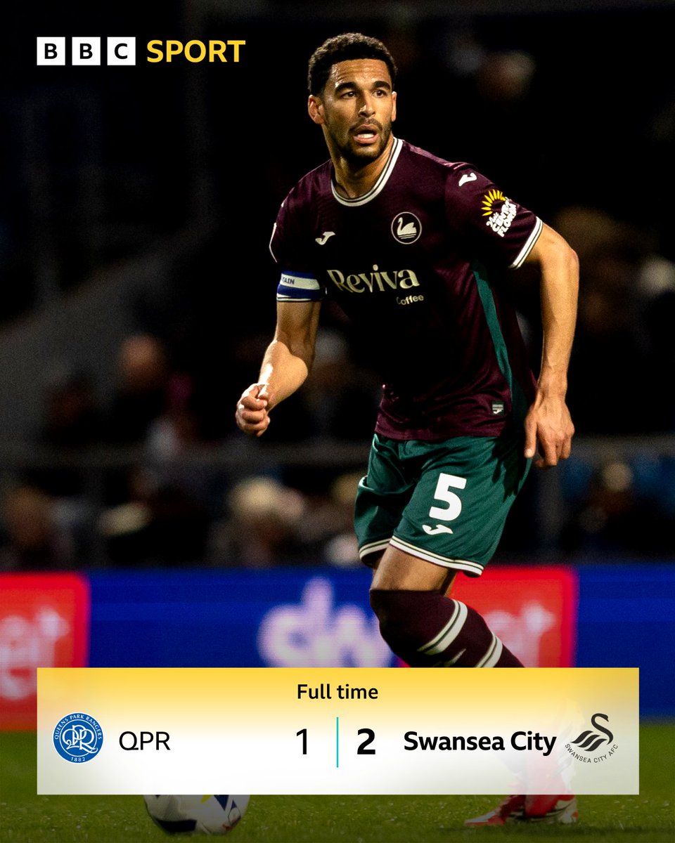 BBCSportWales's tweet photo. Swansea City claim all three points on the road this evening ⚽

#BBCFootball https://t.co/elpYJM6y14