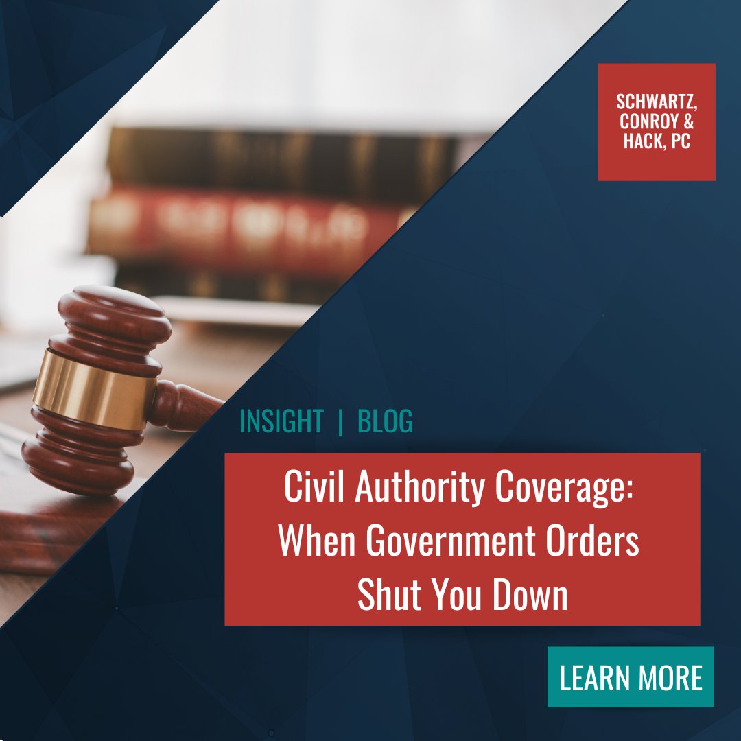 schlawpc's tweet photo. Government shutdown orders can devastate businesses, but whether insurance covers your losses isn’t always clear.

Civil authority coverage is often misunderstood, and insurers may rely on ambiguity to limit or deny claims.

Read more: https://t.co/5BXwJhgEbt https://t.co/a9OiTnvHhD