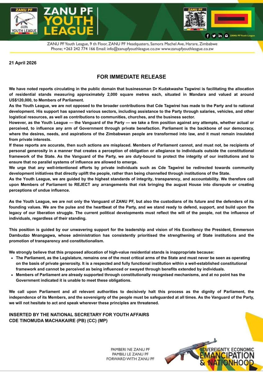 Chirenje Mzukuru WeTongwe tweet media