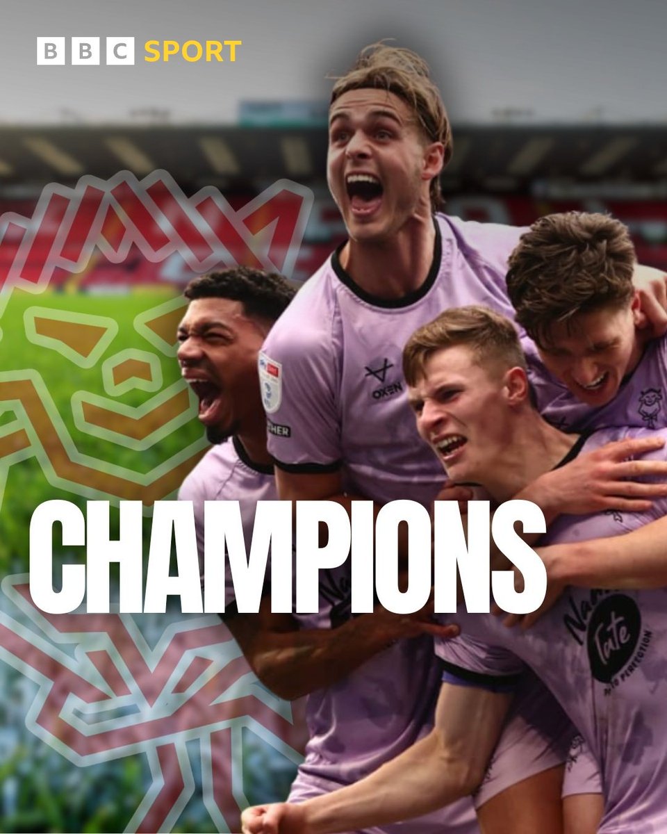 🏆National League Champions
🏆League 2 Champions
🏆League 1 Champions

<a href="/LincolnCity_FC/">Lincoln City FC 🇺🇦</a> have done it once again!

📻Reaction available HERE: bbc.in/LincsListenLive