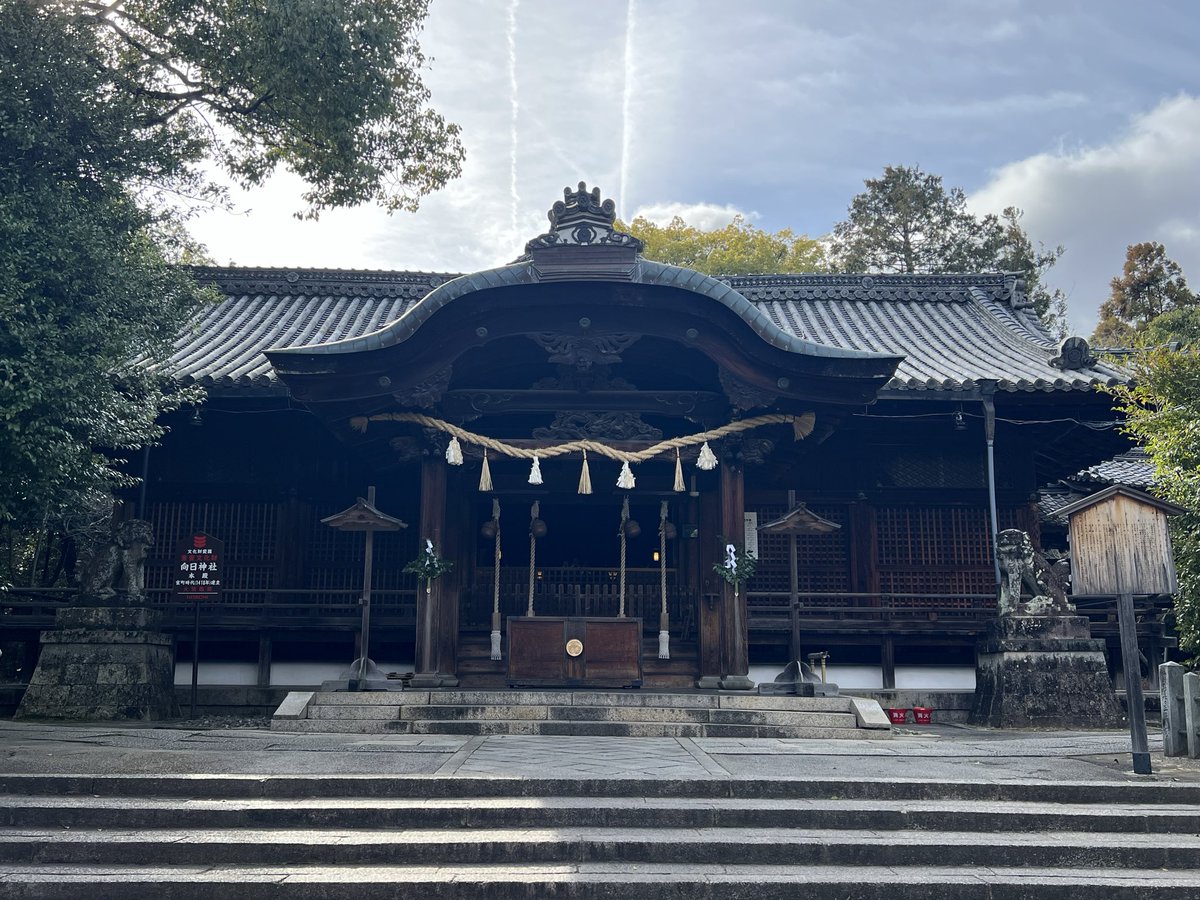 mosuke716's tweet photo. 令和8年3月14日
京都 向日神社(むこう)を参拝しました

石畳の参道は
春には桜
秋には紅葉が綺麗です

本殿は明治神宮のモデルとなっており
約1.5倍のスケールで
明治神宮の本殿は建てられています

祭神は
向日神 火雷神 玉依姫命 神武天皇の
四柱を祀っています https://t.co/JbY1KLXMx1