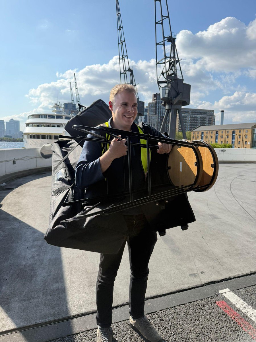 SaledockPOS's tweet photo. The Saledock mission to the Retail Technology Show is underway. We have arrived at the London ExCeL and we are currently finalising Stand E52 for tomorrow morning. No helicopters were used but the effort has been massive.
Come see the hype at Stand E52. #RTS2026 #Saledock  #UK https://t.co/DuslEdLER5