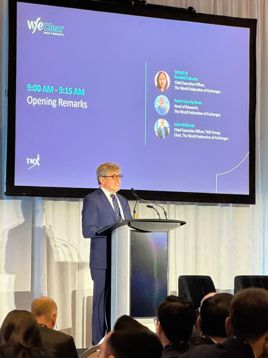 TheWFE's tweet image. Day 1 at #WFEClear2026.

Today’s discussions focused on how #clearing is evolving in response to structural and technological change, from CCP governance and risk management to technology transformation, extended trading hours and the role of tokenisation and digital collateral.