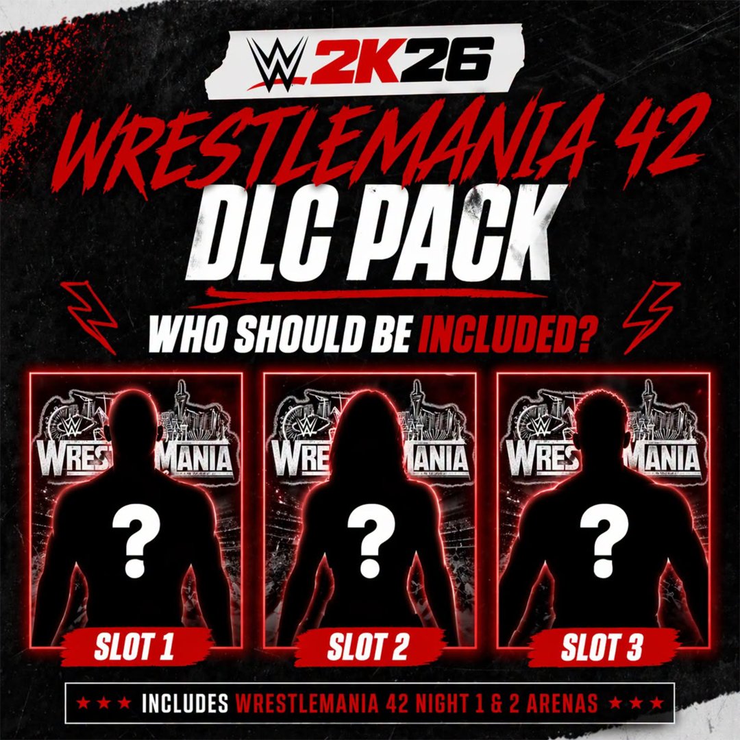 WrestleShots26's tweet photo. Please @WWEgames add @Saraya Paige and @RheaRipley_WWE as DLC for #WRESTLEMANIA  in their WM 42 outfits, as well as @Steph_Vaquer and @CMPunk. And @CodyRhodes Please also add the ring announcers. @LilianGarcia  And Mark Nash, please 😔❤️ I hope it's possible #WWE2K26 https://t.co/SXwR1QpelX