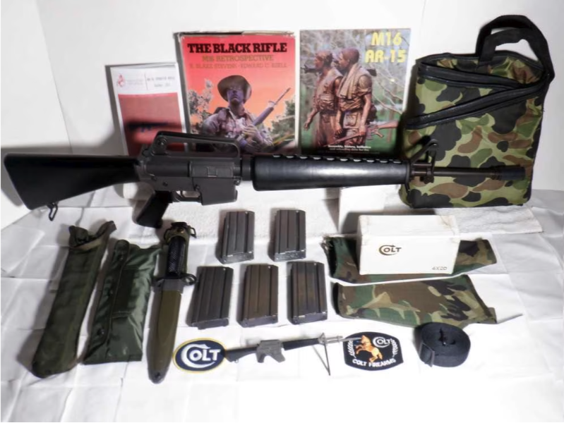 GunBroker's tweet photo. π₯ Collector Alert: Early Colt SP1 Package (Limited time)
π See the full package: https://t.co/WFphFkGKDc
A 1965 Colt AR-15 SP1 (.223)βan early pre-ban example paired with a serious lineup of period-correct accessories.
#ColtSP1 #Gunsdaily https://t.co/HqcSYhDoMw
