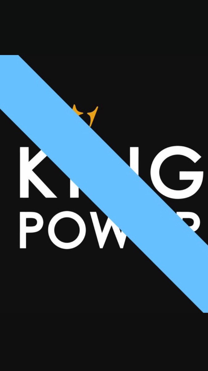 FosseHub's tweet photo. @LCFC KING POWER OUT https://t.co/dByG8JNJcP