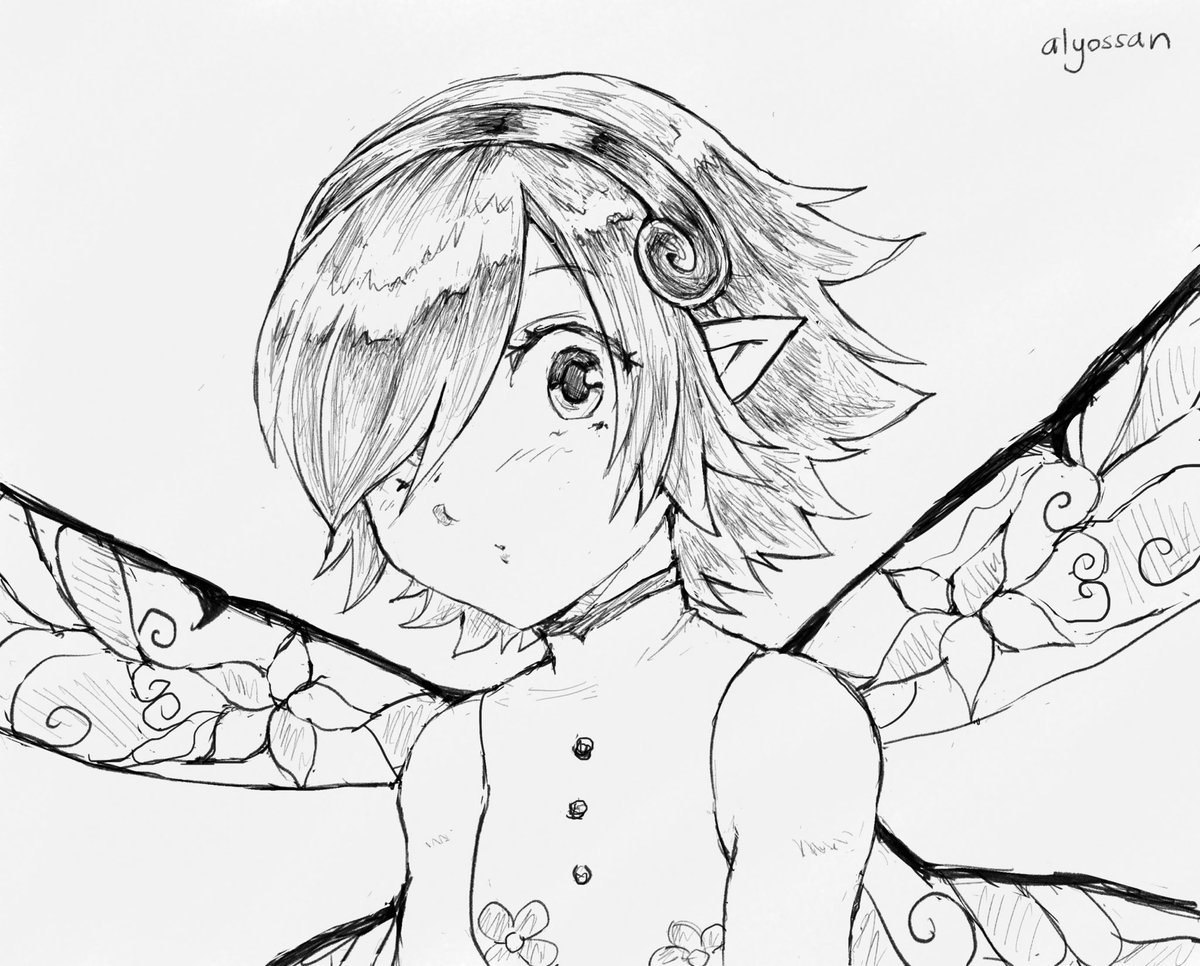 Pencil Bust Sketch Comm - Gallica from Metaphor: ReFantazio! 