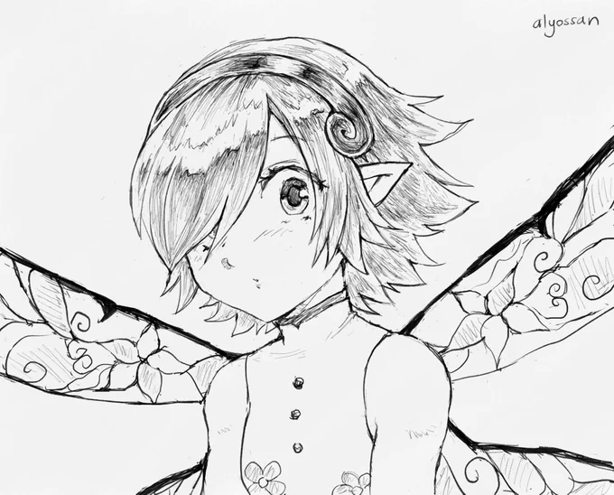 Pencil Bust Sketch Comm - Gallica from Metaphor: ReFantazio! 