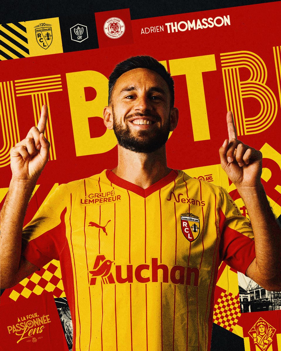 74' (4-1)

⚽️ 𝘼𝘿𝙍-𝙀𝙉 𝙏𝙃𝙊-𝙈𝘼-𝙎𝙎𝙊𝙉 !!! Après ce coup franc direct de <a href="/FlorianThauvin/">Florian Thauvin</a> repoussé par le gardien, <a href="/Saudabdualhamed/">سعود عبدالحميد Saud Abdualhamed</a> glisse le ballon à Adrien Thomasson qui inscrit le quatrième but lensois !!! 

#RCLTFC #CoupeDeFrance