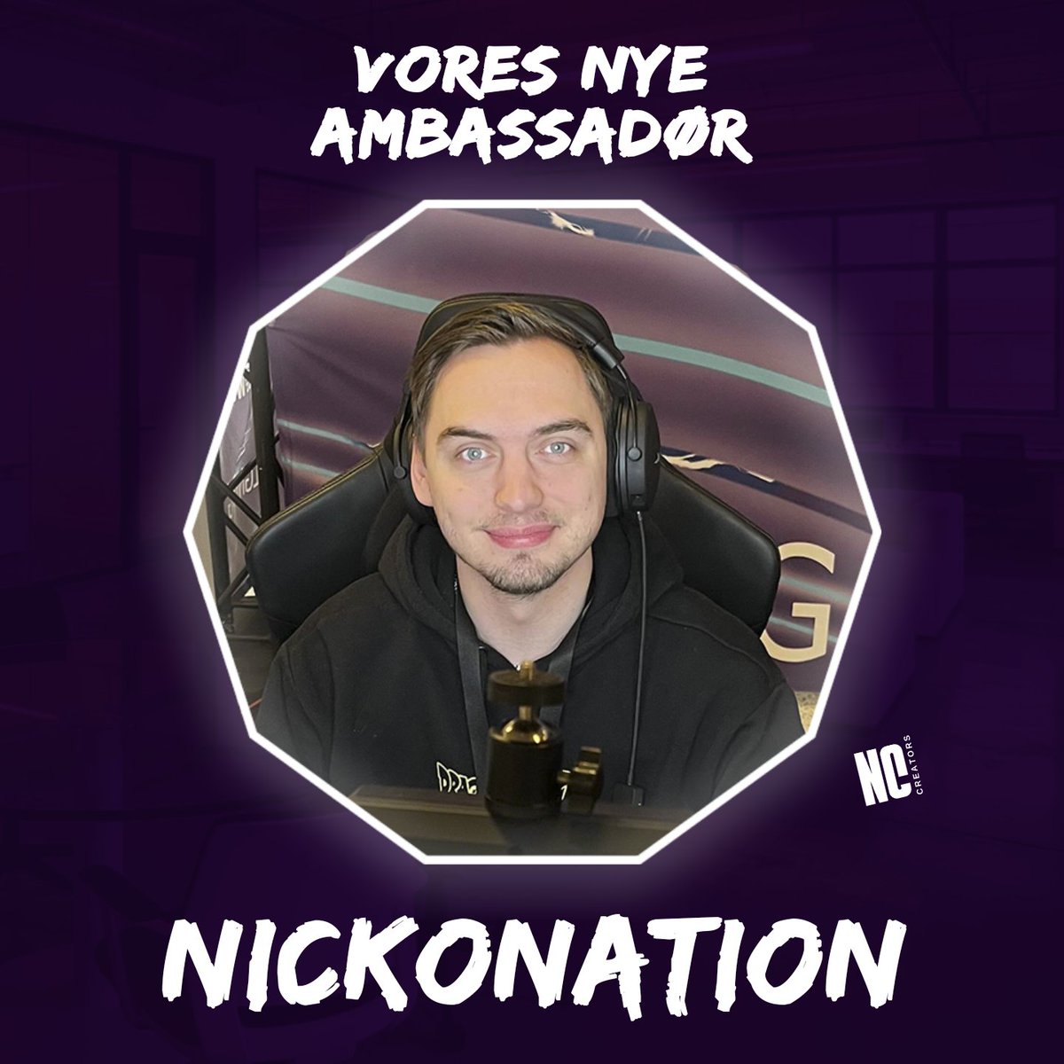 nordiccreators's tweet photo. ⭐ | Nicko_Nation  er officielt en del af Nordic Creators 
 ⥊  Vi er stolte af at byde Dominique velkommen til familien! 💜
 
⥊ Hos Nicko_Nation finder du underholdning med fokus på gaming og godt humør. Med en positiv energi og et smittende smil formår han at engagere sine seere og skabe en stærk connection til sit community.
 
Vi glæder os til spændende samarbejder 🤝
 
#nordiccreators #creatormatch #eventactivation #brandcollab #somestrategi
