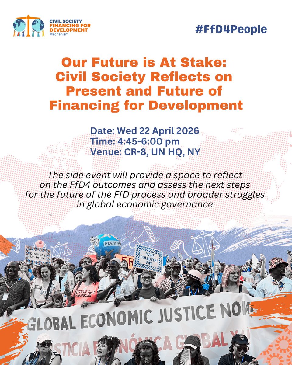 Civil Society Financing for Development Mechanism tweet media