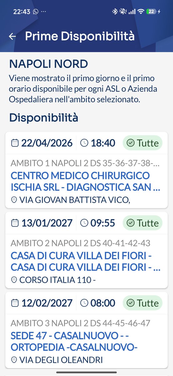 vdmcryptofuture's tweet photo. @RegioneC da Caserta dovrei andare ad Ischia per una visita diversamente se ne parla nel 2027.... Ha senso pagare le tasse?? https://t.co/or92UOXyt2