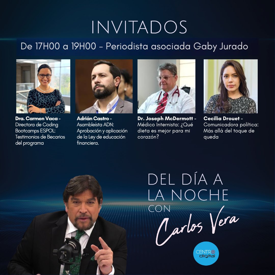 deldiaalanoche_'s tweet image. Hoy en @deldiaalanoche_
#EnVivo:
101.3 FM Guayas
FB: facebook.com/radiocentroec
YouTube: youtube.com/@radiocentroec