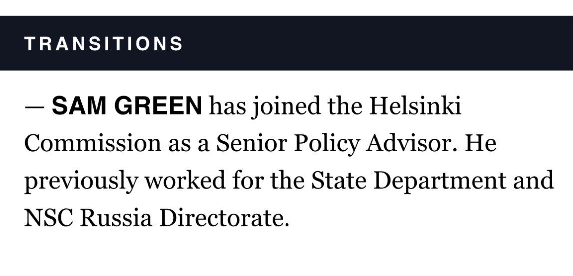 Sam_Green_DC's tweet photo. A decade after starting on the Hill, I’m back in Congress as a Senior Policy Advisor at the @HelsinkiComm , covering OSCE-wide political-military affairs and the Balkans portfolio. Sitting in today’s hearing on Iran’s support for Russia, it’s hitting me. Honored to be here, and looking forward to sharing more of my foreign policy perspective in this role.