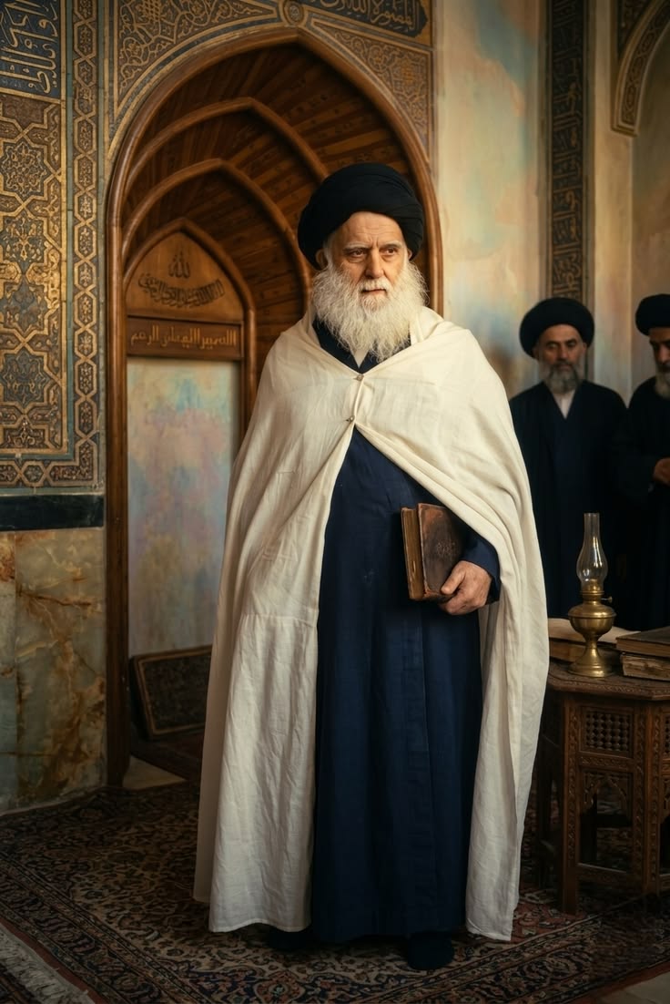 أنته وشيبتك
ومسجد الكوفان 
أستيراتيجية صنع
للمرچله الگلفه
اللسن الباشطة
لچانت تسقط بيك
لحد هذا الوكت
مولاي هم صلفه
مرجع للبعث ، ولصانعك صدام
ماشافوا وريدك
ولا كثر نزفه
بقو همه اراذل عايشين بعار
گلمن يطعنك مو طاهر النطفه
شهيد ويم الله #شهيدالله
أكيد اليمه روحه طاهره وترفه 
#خواطري