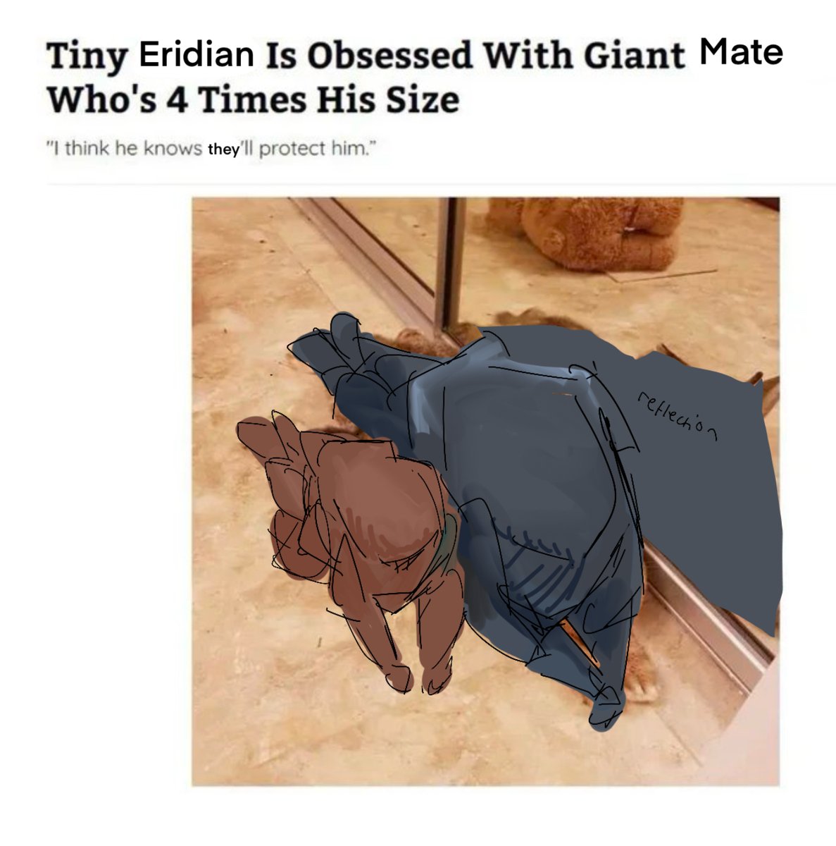 Mystery_M_T's tweet image. I CANT DRAW ERIDIANS GOOD FML AHHHHH

I like the idea that Adrian is bigger (if not, a lot bigger) than Rocky like who doesn’t want a massive husband

#projecthailmary #doodles