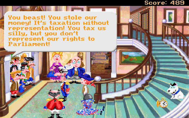 SierraOnLineUni's tweet image. 🧐

💰

Pepper's Adventures in Time (1993)

#Tax #Parliament #PeppersAdventuresInTime #SierraOnLine #SierraGames #Sierra #AdventureGame #PointAndClick #RetroGaming #RetroGames #RetroGamer #Nerd #Geek #PcGaming #PcGames #DOSGaming #Gaming #VideoGames #Games #Collector #90s