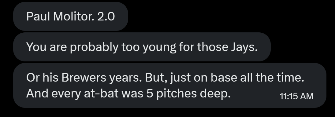 There is a gentleman in my DMs who keeps (for the last 6 weeks) referring to a young player (not necessarily a rookie, but could be a rookie) as PM 2.0. 

Any guesses as to who it is, and is it accurate? Am sure <a href="/JessicaDBrand/">Jessica Brand</a> has something to say re: this