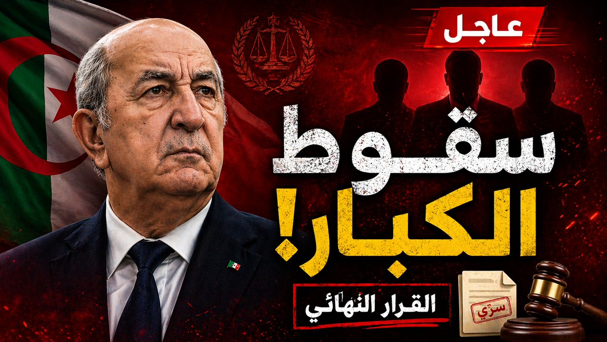 عاجل 🚨تطورات مثيرة في ملف #الوزير_عون تفتح الباب أمام كثير من التساؤلات في #الجزائر: ما الذي يحدث خلف #الكواليس؟ وهل نحن أمام مفاجآت قد تطال #أسماء_كبيرة؟ شاهد التفاصيل كاملة هنا:
youtu.be/J1kR03gSvk4
#عاجل #أخبار_الجزائر #سياسة #قضايا_رأي_عام