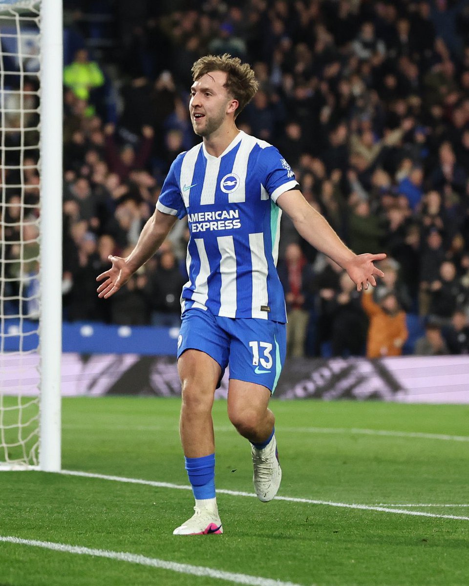 AlbionAnalytics's tweet photo. Brighton 3-0 Chelsea:

✅ Danny Welbeck ties Glenn Murray for most goals by a Brighton player in PL season (13)
✅ Taken 19pts from last 24 available
✅ PL double over Chelsea for second time (after 22-23)
✅ 5th clean sheet of 2026

#BHAFC https://t.co/4U69kGKdeE
