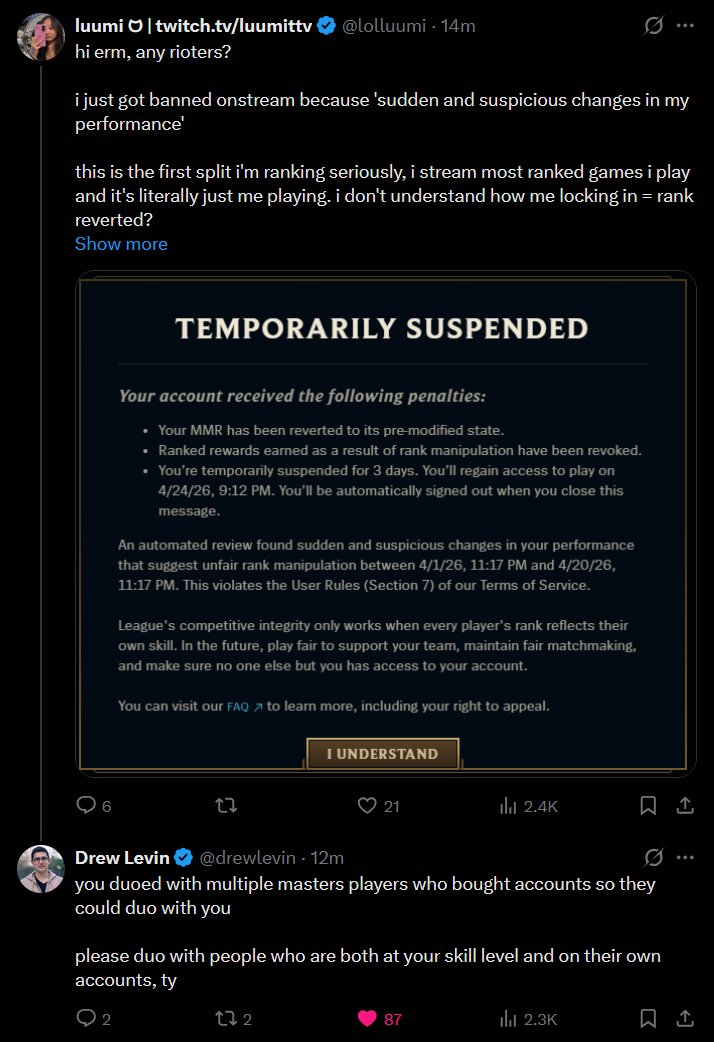 Riot tweet media