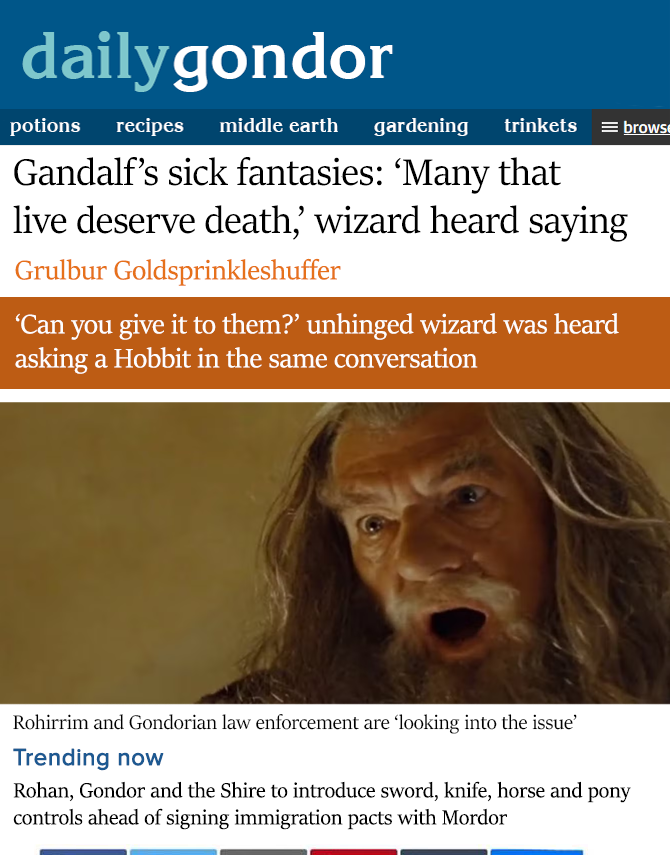 Daily Gondor 📰 tweet media