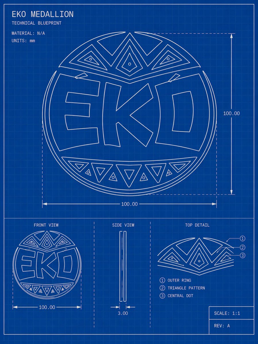KaseyChukwu's tweet image. From pencil sketch to clean identity ⚫⚪
This logo started as a rough idea on paper—built around symmetry, bold shapes, and cultural-inspired patterns. Every detail was intentional. Every line has purpose.
Swipe to see the process ➡️#LogoDesign #CreativeProcess #FromSketchToLogo