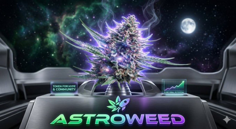 Santiagofwkx's tweet photo. @AstroweedOnsol
🚀🌿 Smoking hot meme energy. Cosmic level branding.
Ca
DeveuCcWzKgBaxxoMhRxM1YVsAxwz24NV1i1Rr9apump
@mrpunk
That’s ASTROWEED….. ASTROWEED is ready for liftoff 🌕
#AstroWeed #MemeCoin #CryptoGem #ViralToken https://t.co/qFG5VPBwV5