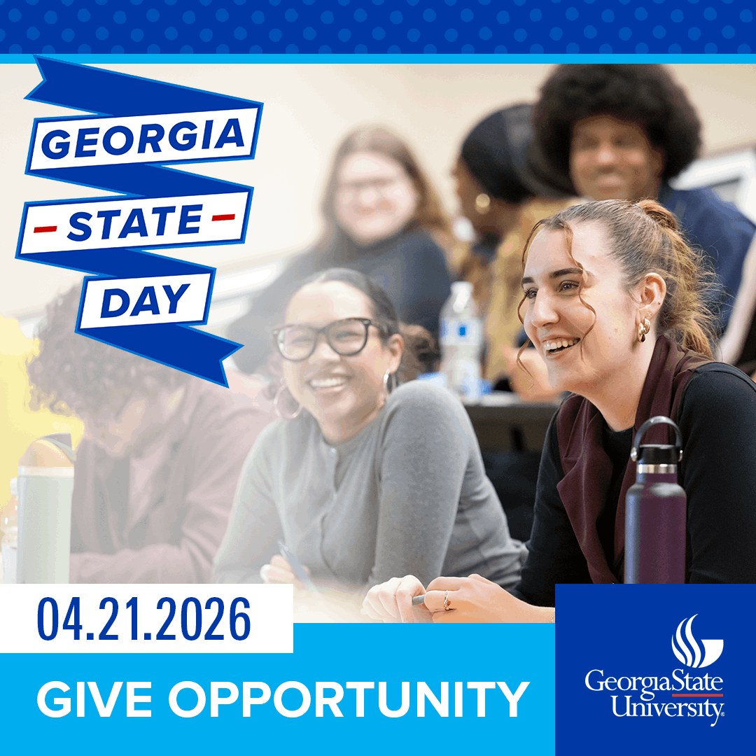 CSADatGSU's tweet photo. On Georgia State Day, you can provide support for students in our Panther community! Can we count on you to make a gift? Join us TODAY by contributing to the future of Center for Studies on Africa and Its Diaspora (CSAD)! https://t.co/Av0HHJmP7L https://t.co/XD6ejT75rl