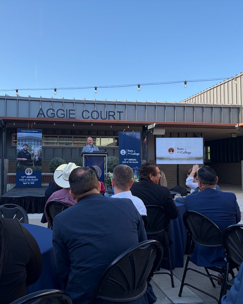 bcfengr's tweet photo. Proud to be part of the 12th Annual State of the College at Merced College! Inspiring to see their accomplishments and progress, and we’re honored to support through our engineering, surveying &amp; landscape architecture work. 👏✨

#TalentedPeople #SuccessfulProjects #Since1958 https://t.co/A1PNr9tdXp