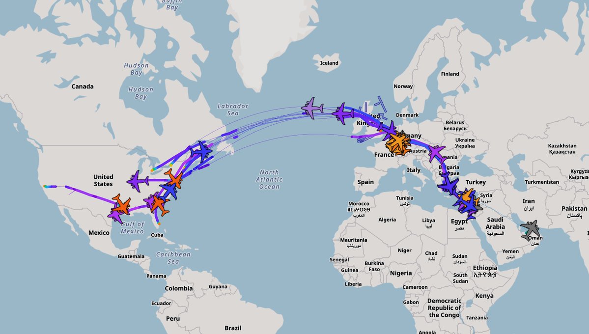ArmchairAdml's tweet image. #USAF United States Air Force - Iran War 2026
Operation Lions Roar / Epic Fury - D+52
21 April - 2100z

Total number of flights now stand at 1,135, up 34 from the 18th of April. Of these 34, 15 are from Pope Army Airfield. 

In addition to the 32 new flights, there are another 35
