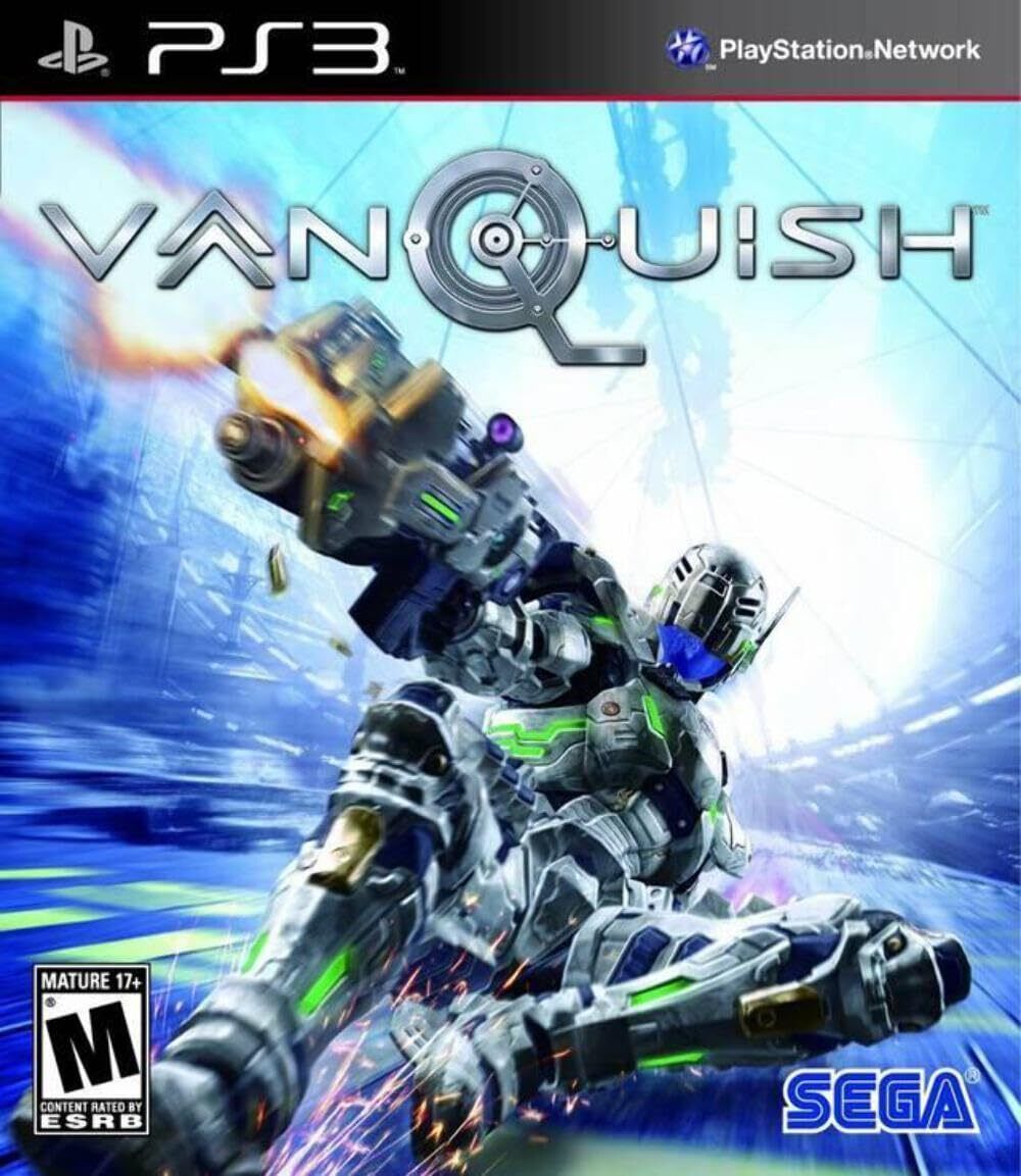 Vanquish (2010) - PS3/Xbox 360 
PlatinumGames used a custom engine in 2010 to create the fastest action game of its time The ARS suit lets you slide across the ground at high speeds while the engine handles hundreds of bullets and massive bosses without any lag #Vanquish2010