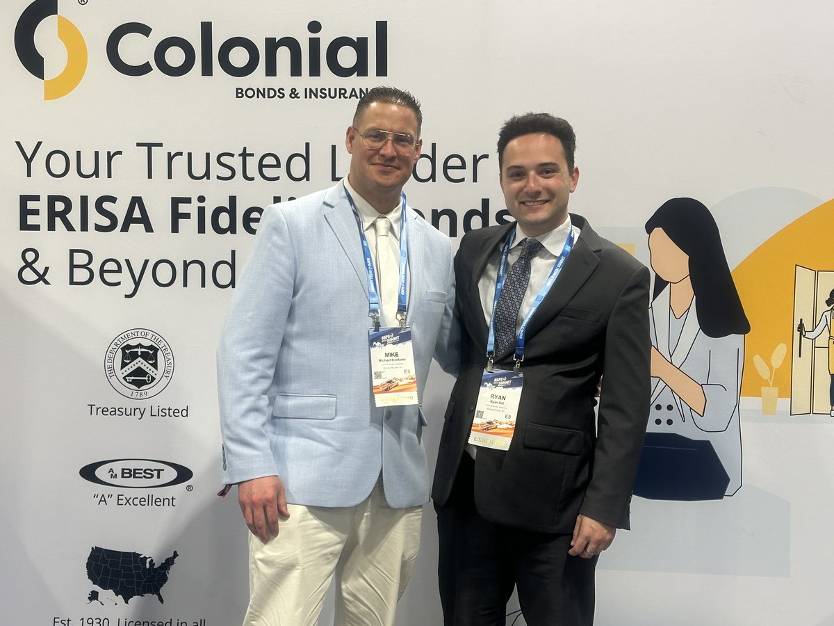 ColonialSurety's tweet photo. Never a dull moment at @NAPA401K ! So glad to exhibit our ERISA offerings and mingle with retirement plan professionals. Onto the next conference, Pensions on Peachtree! https://t.co/Acb6ErlbMJ