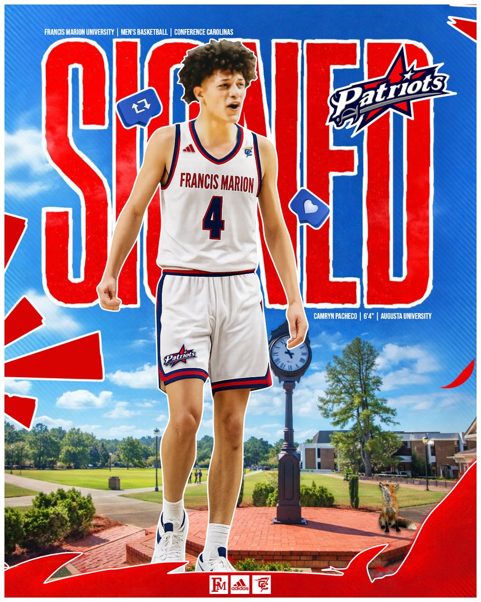 FMUmbball's tweet image. 𝐒𝐈𝐆𝐍𝐄𝐃 ~ Camryn Pacheco ‼️ 

Pat Nation, help us welcome one of our newest Patriots to The Swamp!

#SwampEm! /// #ThreeStripeLife! | #GoPatsGo! | #FortifiedMindset!