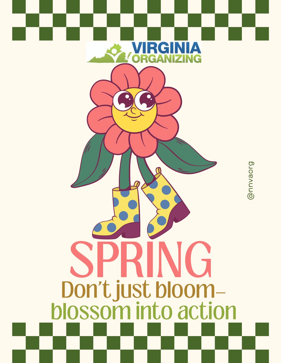 NNVAOrg's tweet image. 🗳️#Vote then #JoinUs for our Annual #Chapter #Meeting #TONIGHT! #ThirdTuesday See you at 6:30 p.m. virginia-organizing.org/category/chapt… This #Spring
🦋Action speaks louder than tulips 🌷