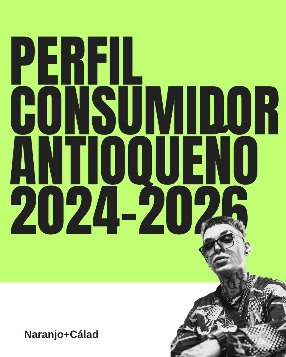 naranjocalad's tweet photo. Cada dos años publicamos el Perfil del Consumidor Antioqueño porque la región que imaginan muchas agencias y gerentes de marketing ya no coincide con la que vive en los datos. La versión 2026 es la más urgente que hemos escrito. Más info en https://t.co/u3t7OHBBrS https://t.co/hiv8LPyTEH