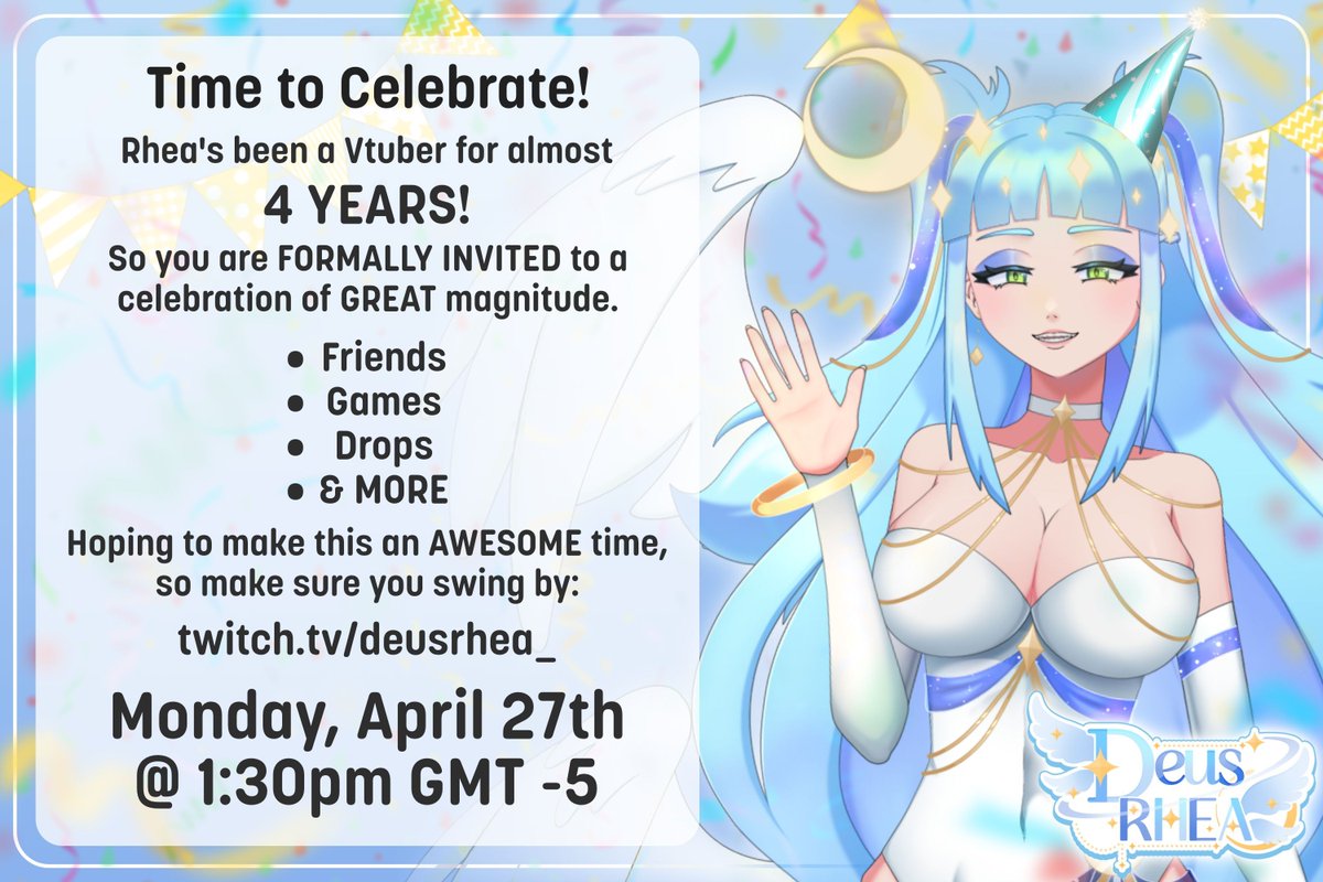 deusrhea_'s tweet photo. 📣  WOW Cool Information about a snazzy event ⁉️ 

More likely than you think... But very real!! 🎉

Hope to see a lot of familiar faces when the time comes 💙 https://t.co/887ZtIuMSX
