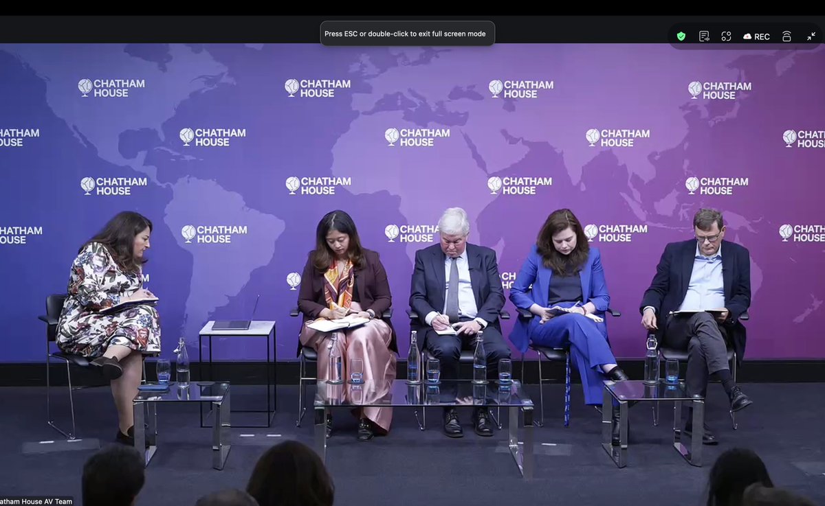 fanaaka's tweet photo. Interesting discussion on AI in national security. Private companies are gaining power to almost the status of 'nation states' and are challenging the States' monopolisation of violence. Sovereign AI is a now strategic necessity #CHEvents https://t.co/rKJRDTDfrf
