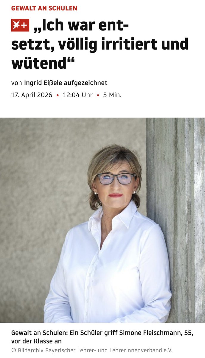 Simone Fleischmann BLLV Praesidentin tweet media