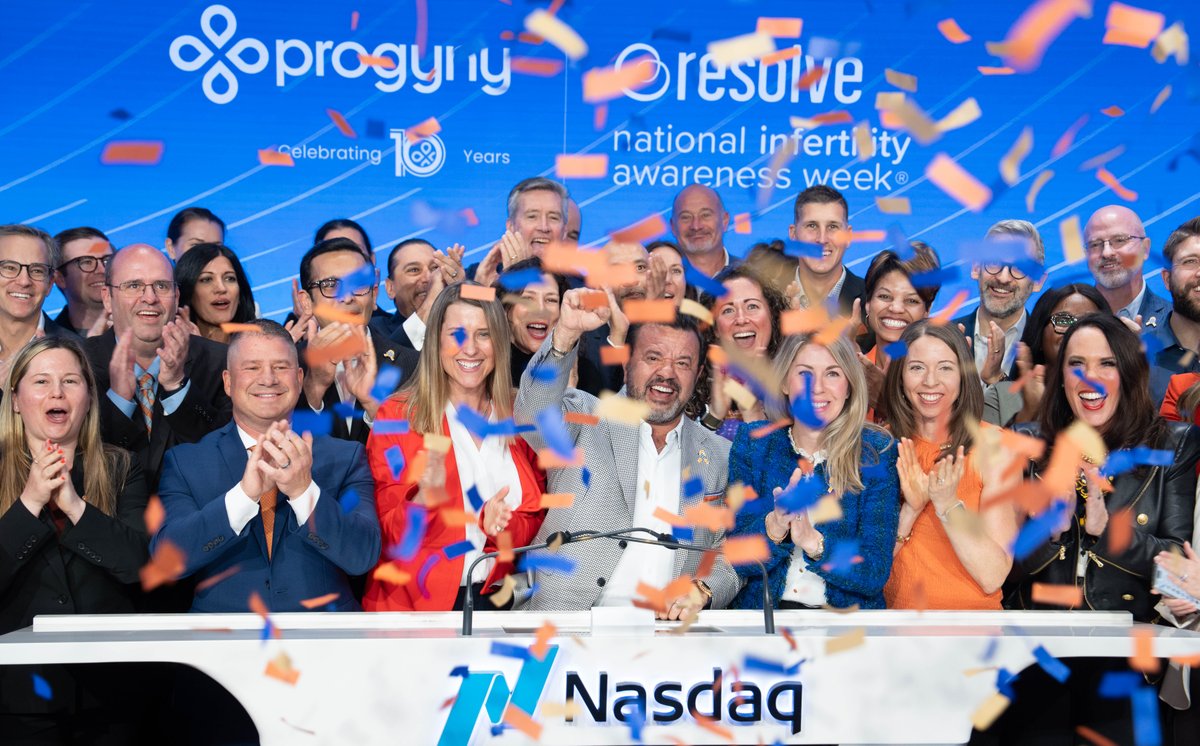 NasdaqExchange's tweet photo. .@Progyny is a global leader in women’s health and family building solutions, trusted by the nation’s leading employers, health plans and benefit purchasers.

Proud to honor Infertility Awareness Week with $PGNY! #NasdaqListed https://t.co/Pcoco2IlnZ