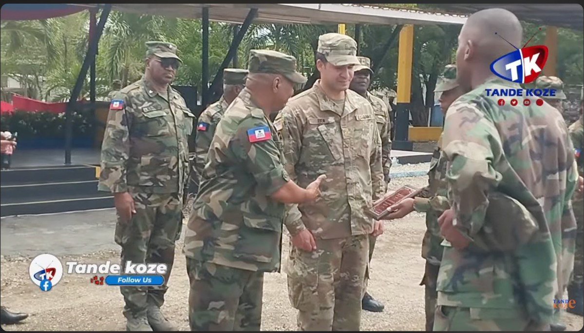 SupportFAdH's tweet image. Support for the Armed Forces of Haiti #FADH @MDefenseHT