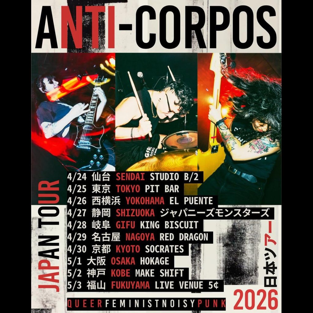 GrindFreaks's tweet photo. 【１週間後】
4月29日(水)
'Detestation/Anti-Corpos'
-名古屋公演-
at Red Dragon
open 17:30
start 18:00
charge/¥3000+Drink
(Door Ticket Only)
-出演-
Detestation(USA)
Anti-Corpos(Germany)
Reality Crisis
Proletariart
Abizmo
Unholy Grave https://t.co/6zd31XXXia