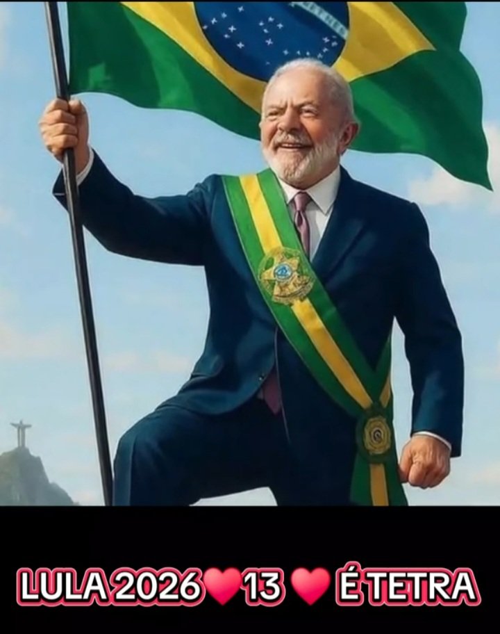 Lula será tetra ! 
Eu voto Lula !