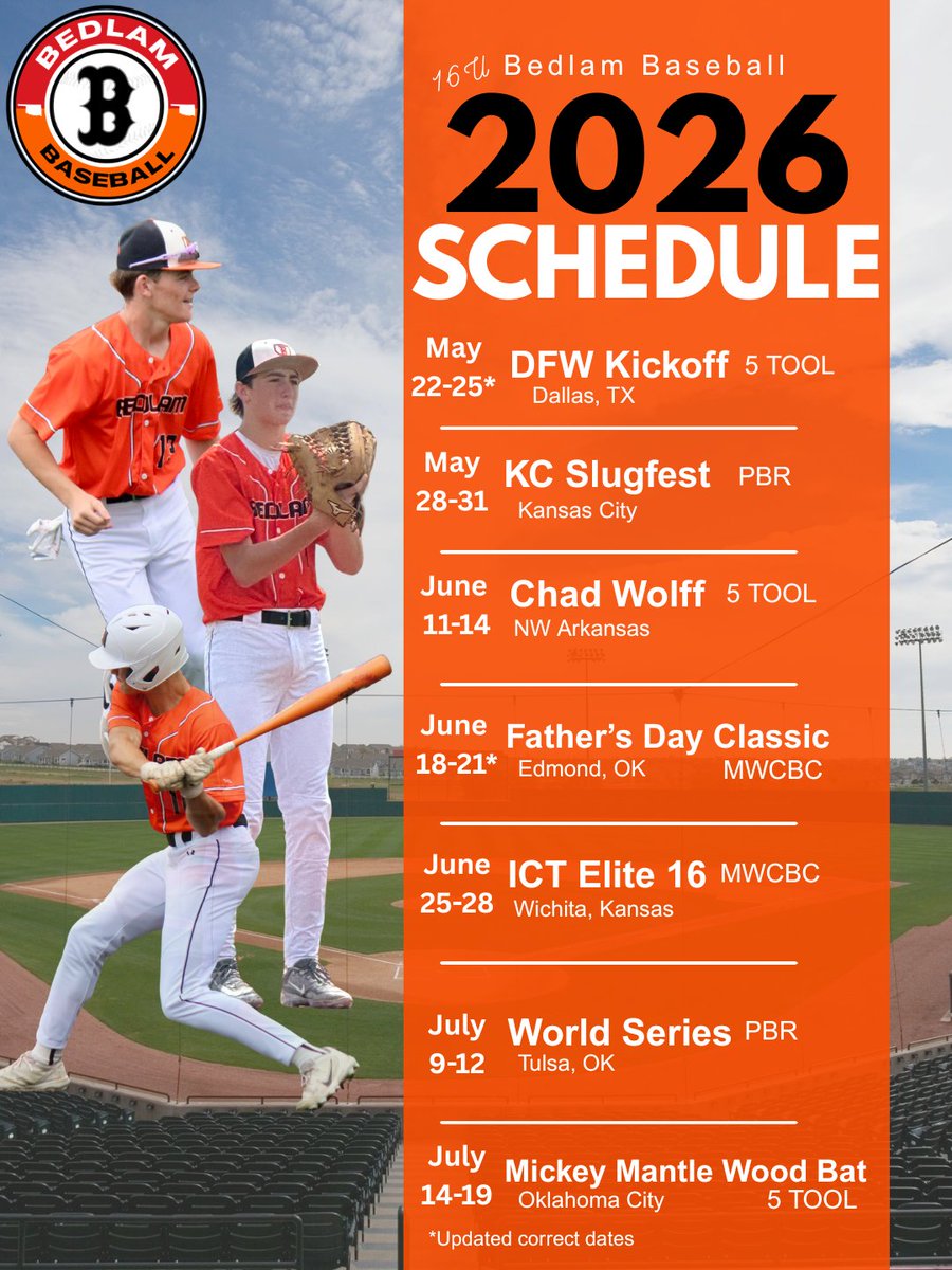Bedlam Baseball tweet media
