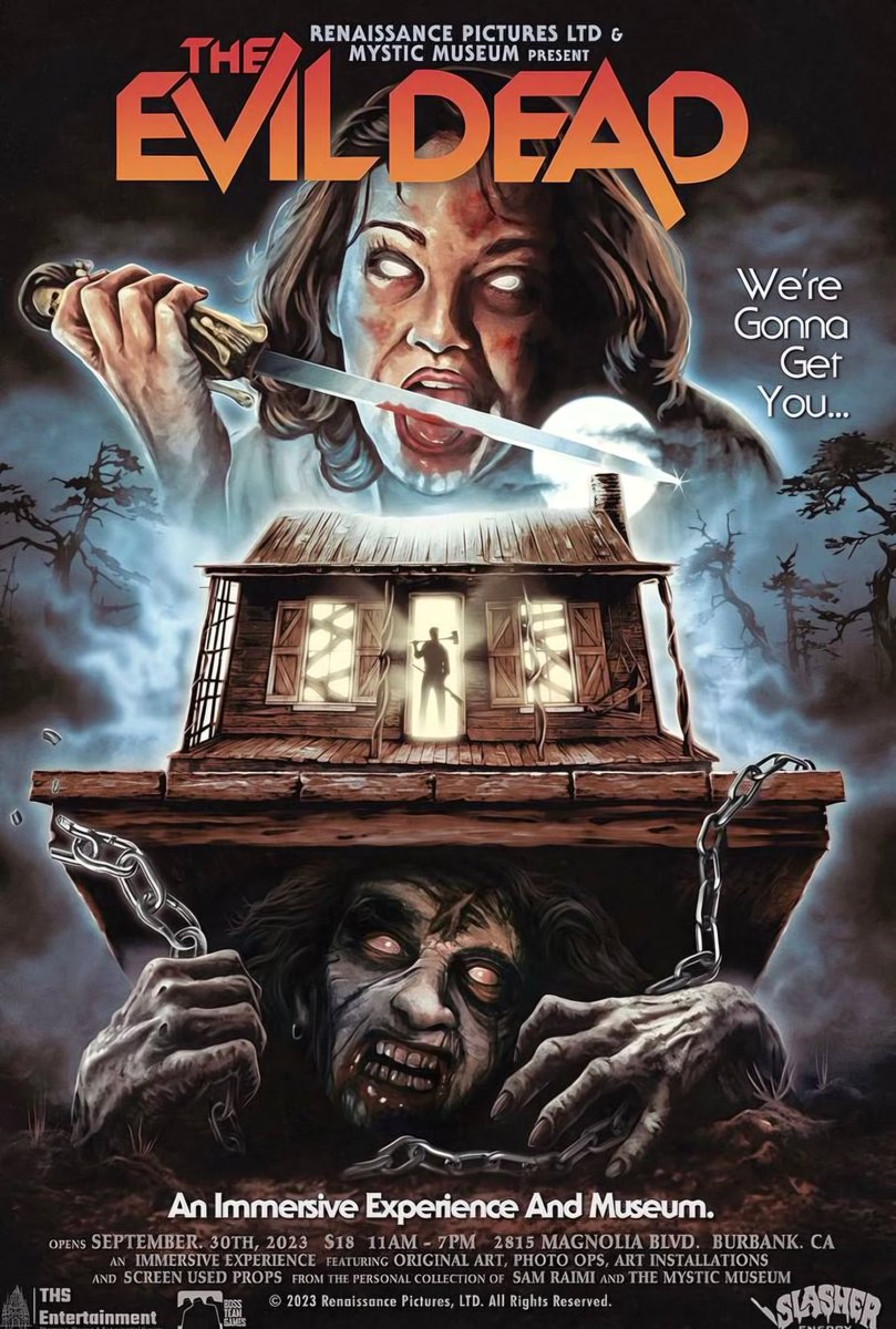 britmedia2000's tweet image. The Evil Dead
(1981)

Five friends travel to a cabin in the woods, where they unknowingly release flesh-possessing demons

REF: PHX/EVILDEAD/POSTERART/056
#EvilDead1981 #PosterArt