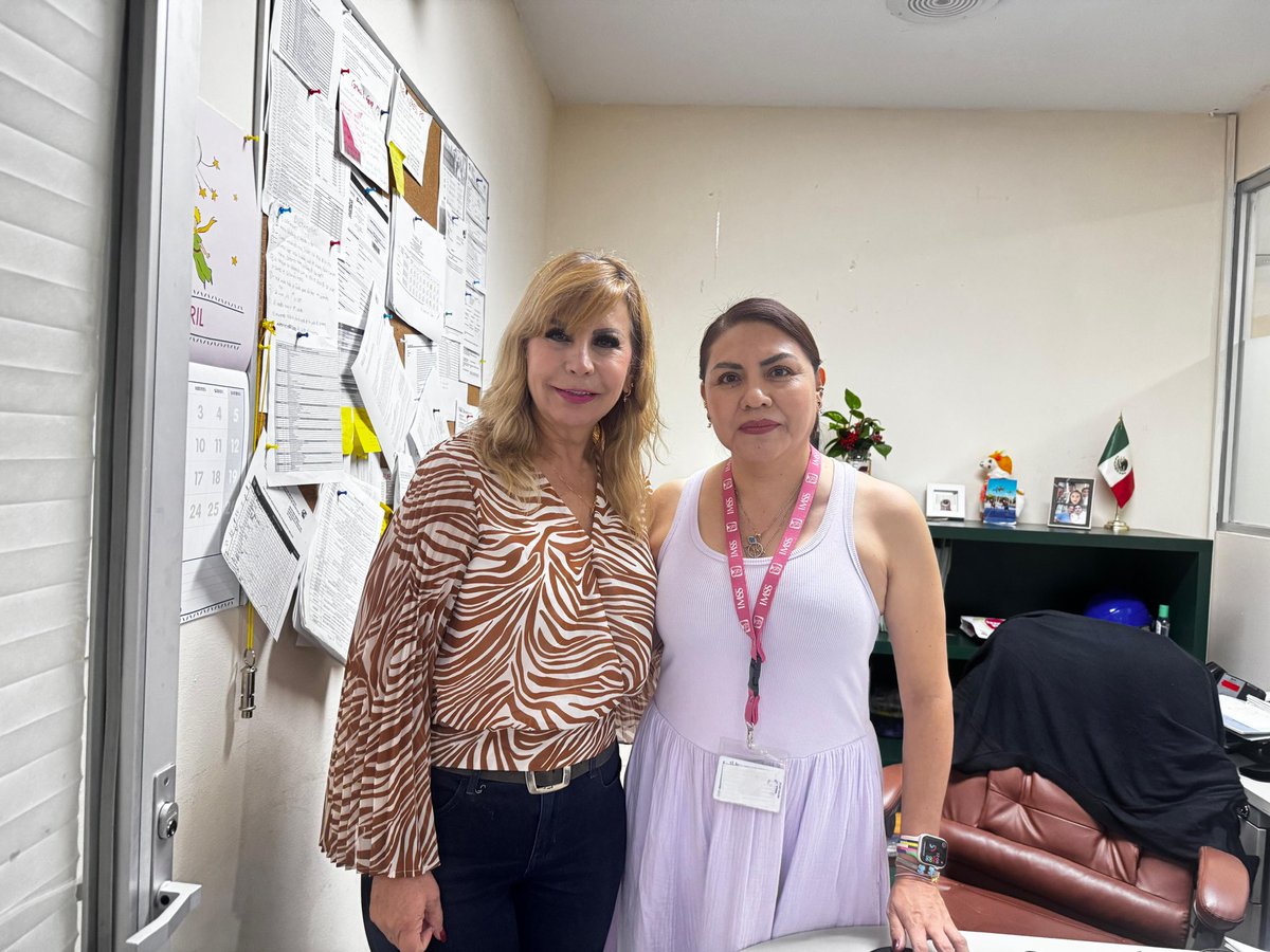 Susyhurtadov's tweet photo. Hoy dimos seguimiento a un importante proceso de jubilación en coordinación con la Lic. Ericka Reyes Ortiz, jefa de apoyo administrativo del IMSS, para apoyar al Sr. Abelardo Collí en este trámite tan significativo. Bajo el liderazgo de @estefaniamerkdo https://t.co/F52vcOX7AM