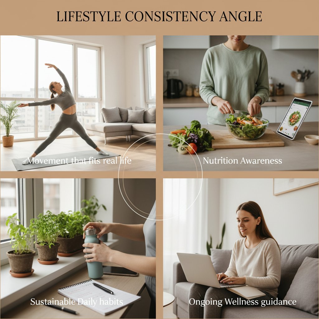 elevatedseo's tweet image. 𝗟𝗶𝗳𝗲𝘀𝘁𝘆𝗹𝗲 𝗖𝗼𝗻𝘀𝗶𝘀𝘁𝗲𝗻𝗰𝘆 𝗔𝗻𝗴𝗹𝗲
• Sustainable daily habits
• Movement that fits real life
• Nutrition awareness
• Ongoing wellness guidance

#HealthyLifestyle #WellnessConsistency #DailyHabits #WellnessSupport 
𝘃𝗶𝘀𝗶𝘁 𝘂𝘀 𝗮𝘁 rfr.bz/tb30145