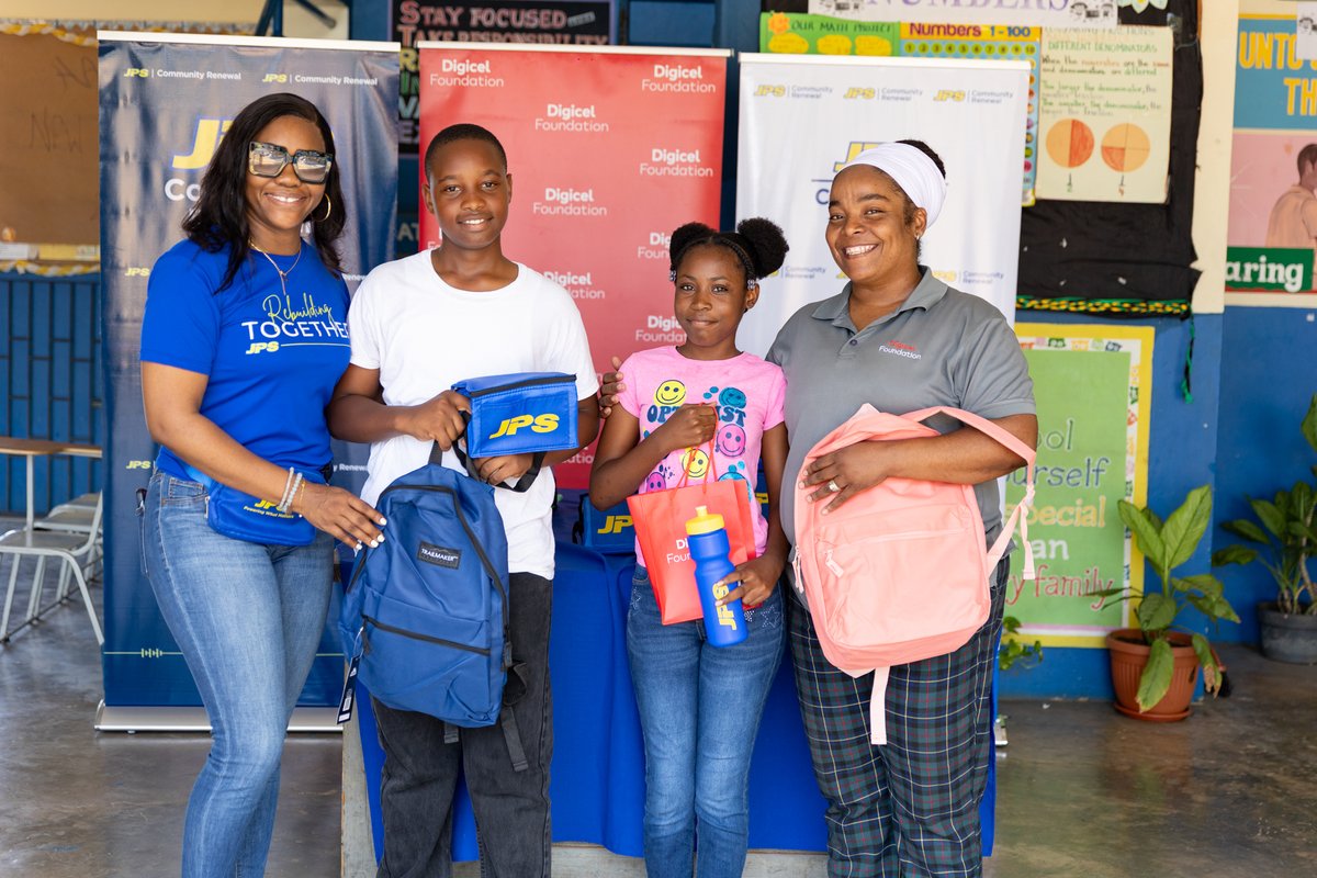 DigicelFdnJA's tweet photo. We’re proud to support JPS in delivering targeted education recovery for 1,000 students in Westmoreland and St Elizabeth, strengthening PEP and CSEC readiness after Hurricane Melissa. https://t.co/BNW2ZP8Tzs